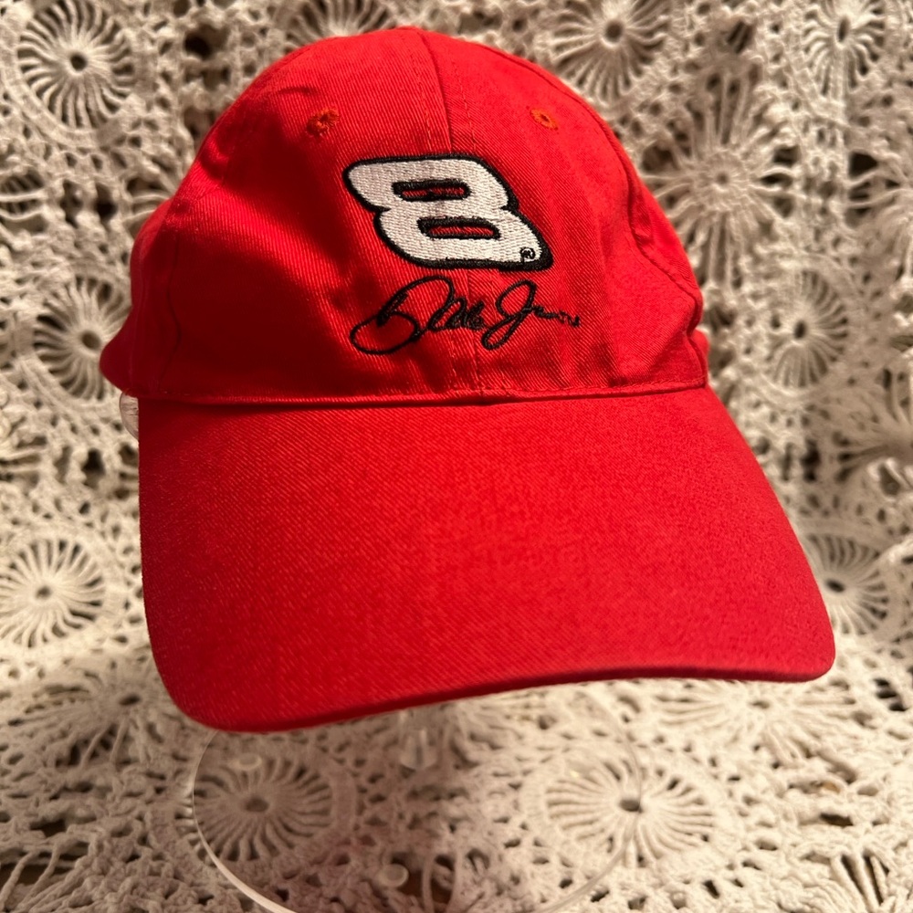 Vintage Kids Red Dale Jr. Embroidered Cap